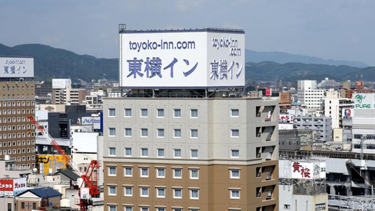 Toyoko Inn Okayama Eki Nishi Guchi Migi Exteriér fotografie